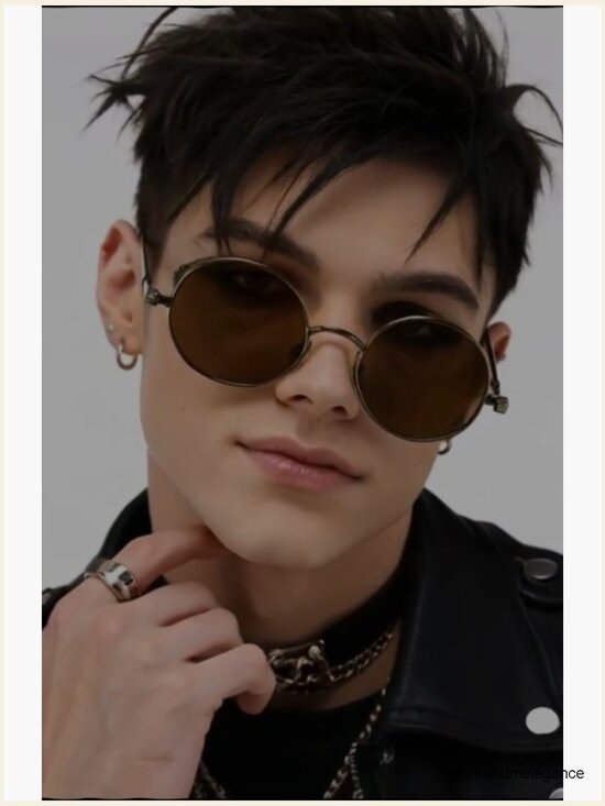 Retro Steampunk Sunglasses Round Metal Frame UV400 Protection